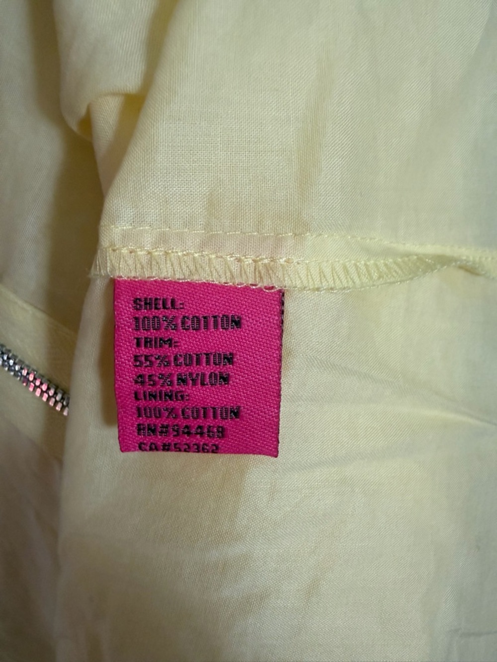 Betsey Johnson Yellow Eyelet Mini Dress Zip Front 8 - Picture 4 of 10